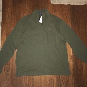 Men’s Polo quarter zip XL NWT